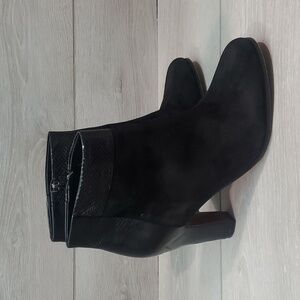 Sam Edelman Womens Shay Suede Heels Boots shoes sz 8M